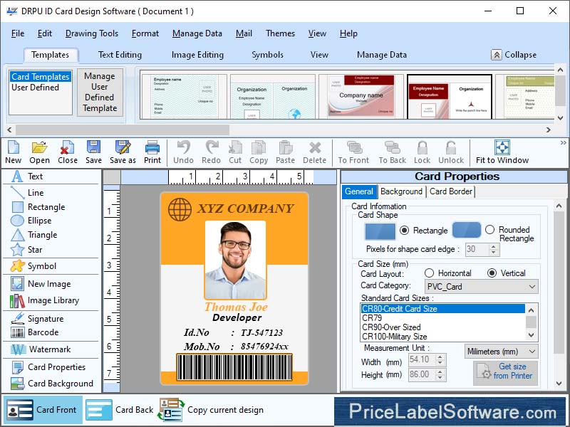 Create Employee ID Badges