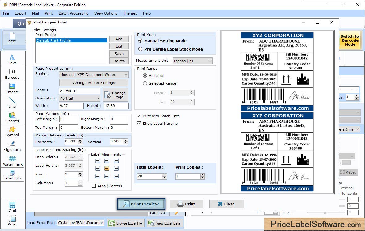 Print Settings