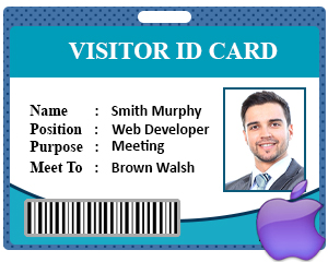 Visitors ID Cards